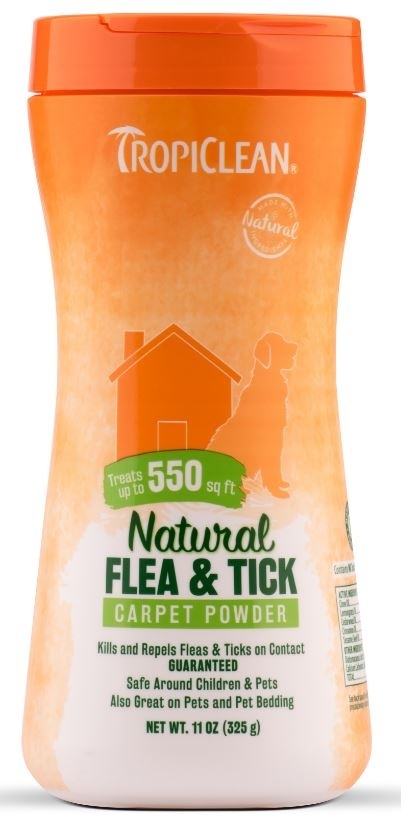 Tropiclean Natural Flea and Tick Carpet powder